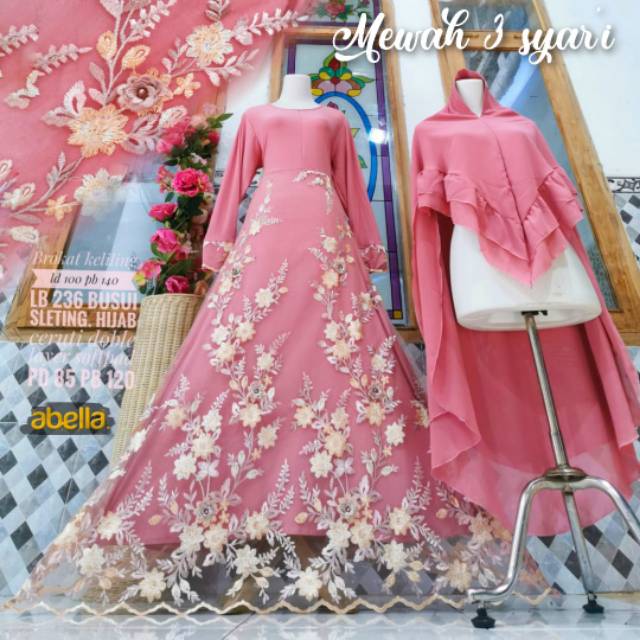 Mewah 3  set Syar'i