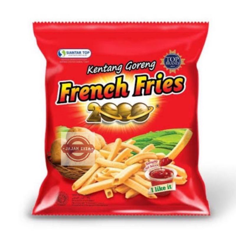 SNACK FRENCH FRIES 2000 24gr / KENTANG GORENG 2000