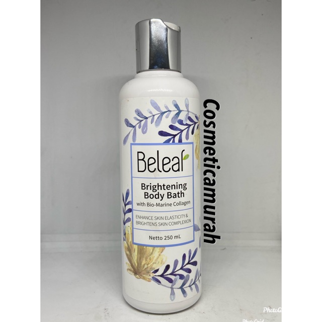 [ 250 ml ] Beleaf body bath cream - sabun cair beleaf - body wash beleaf BpOm super whitening / beleaf body wash original / BELEAF BODY BATH