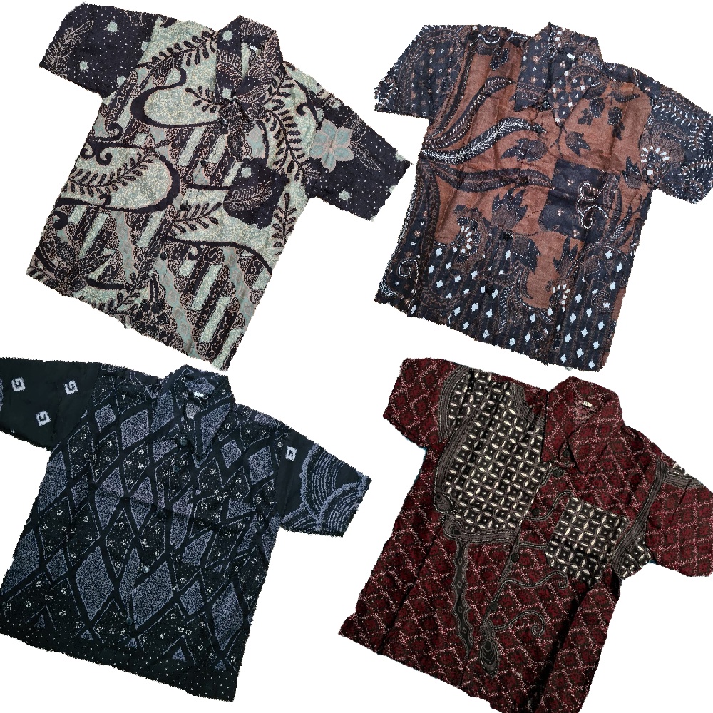 SHOPASHOP SOLO Kemeja Batik Anak Lengan pendek Jan Ethes