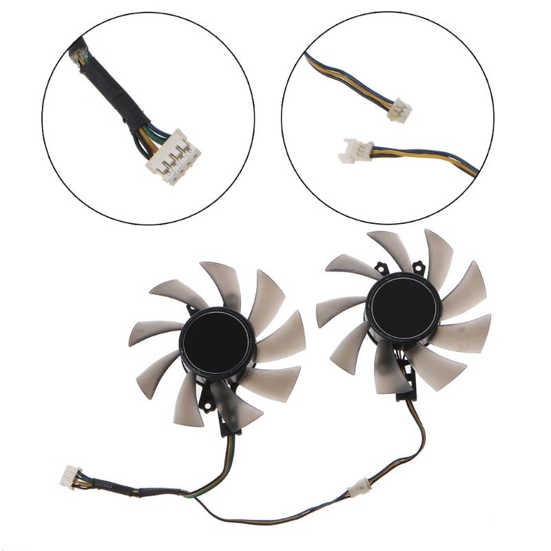 Bt Cooler Fan Untuk Gigabyt Gtx1060Kipas VGA Kartu Grafis Pendingin 4Pin 12V 0.35A