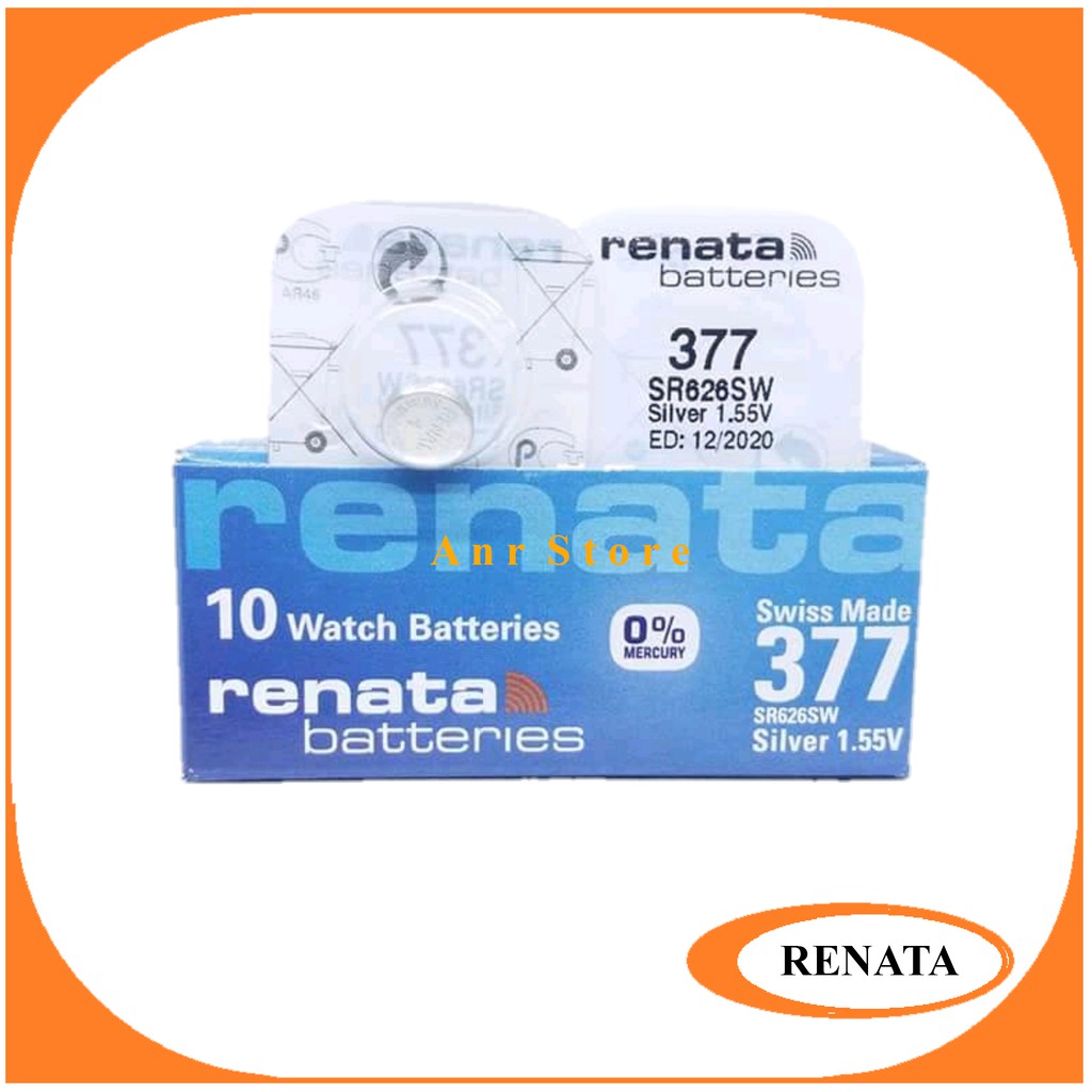 Batrei Batre Baterai Jam Renata 377 Renata SR626SW Original Battery