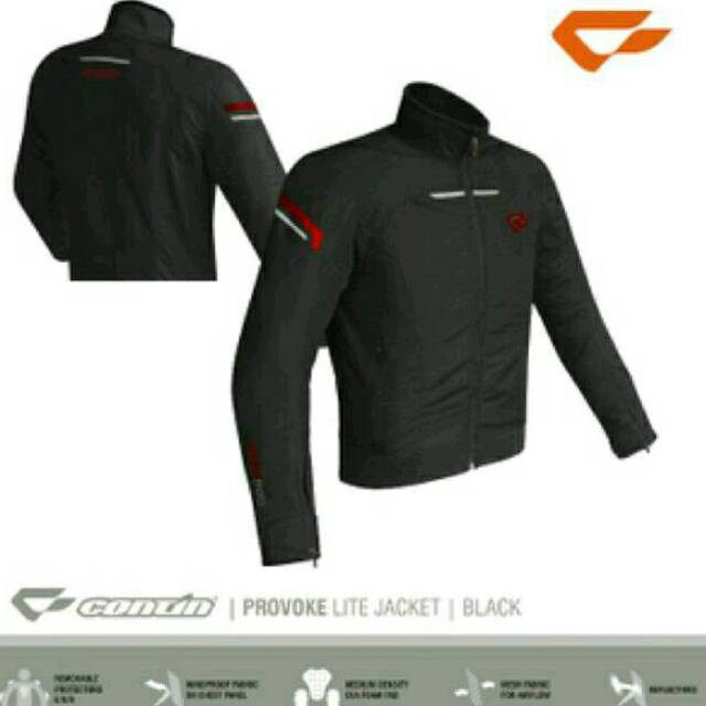 Jaket Motor Touring Contin Provoke Black