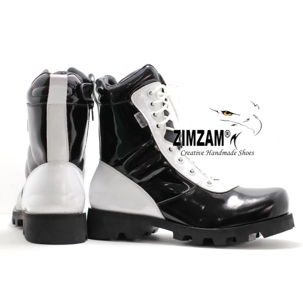 SEPATU PDL POLISI PROVOST RADIAL KULIT ASLI BOOTS SAFETY