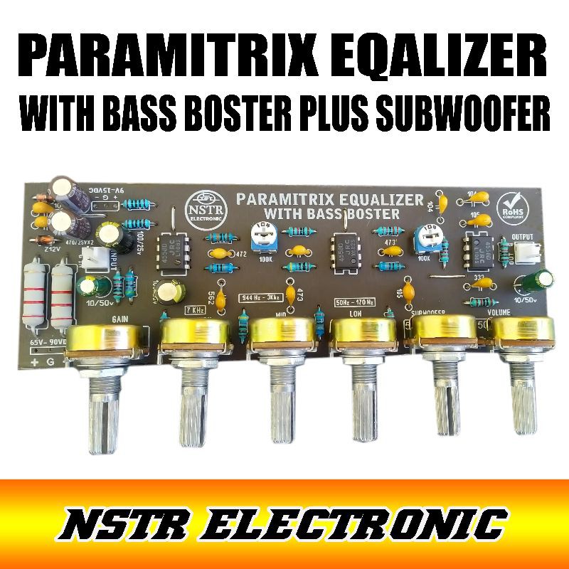 paramitrix equalizer with bass boster