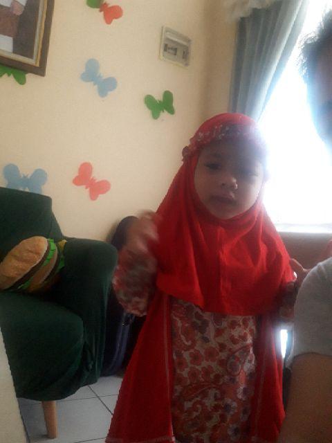 Setelan Batik Anak Perempuan - Pakaian Batik Anak Muslim - Baju Batik Anak Umur 1 – 6 Tahun - Kikan