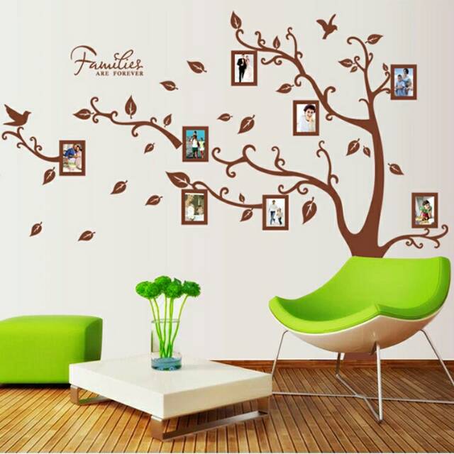 RELIZA WALLSTICKER 2X(60x90) TREE FRAME FOTO AY218