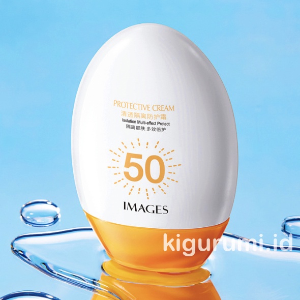 IMAGES Sun Block SPF 50 Sun Screen Wajah PA+++  Tahan 12 Jam Sunblock EM040