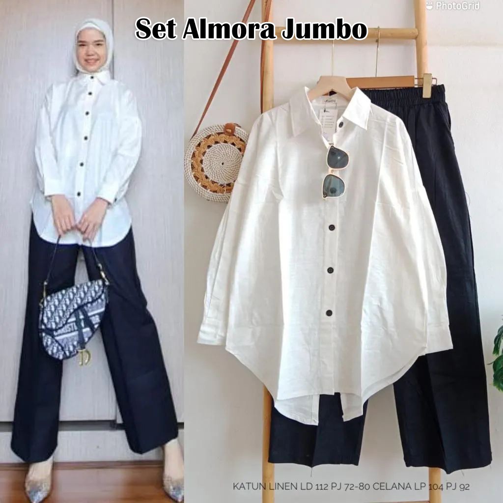 ALMORA SET JUMBO WANITA TERBARU