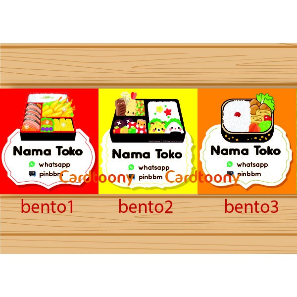  Desain  Stiker Nama Makanan Contoh  Banner