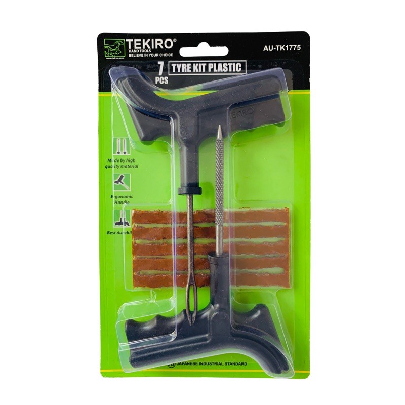 ALAT TAMBAL BAN TUBLES Rapid Tire Repair Kit Alat Penambal Tubles Refill dan Lem Tambal Ban Mobil