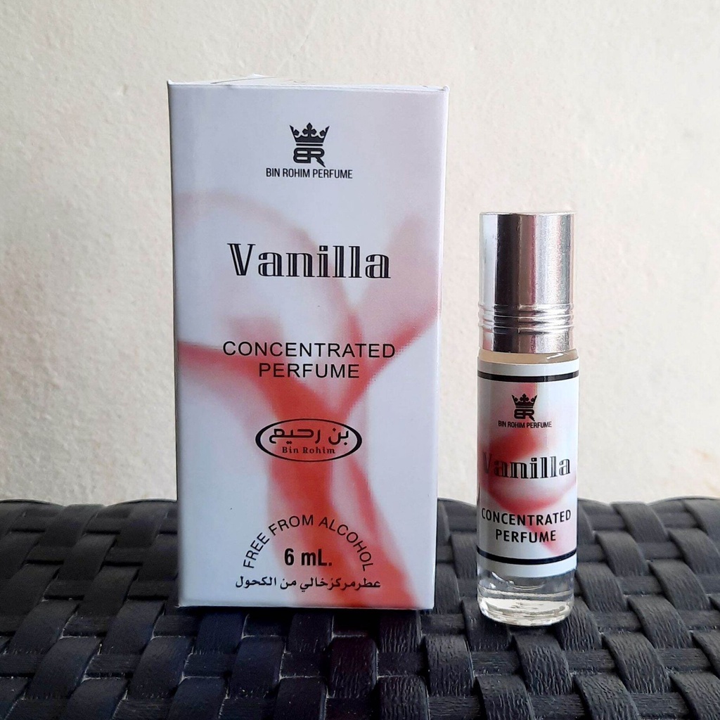 VANILLA Minyak Wangi Roll Kemasan 6ml Non Alkohol