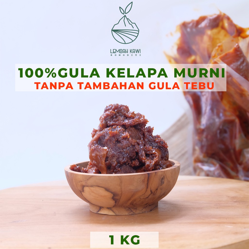 

GULA KELAPA ORGANIK ASLI 1 KG COCONUT SUGAR ORGANIC GULA MERAH GULA JAWA