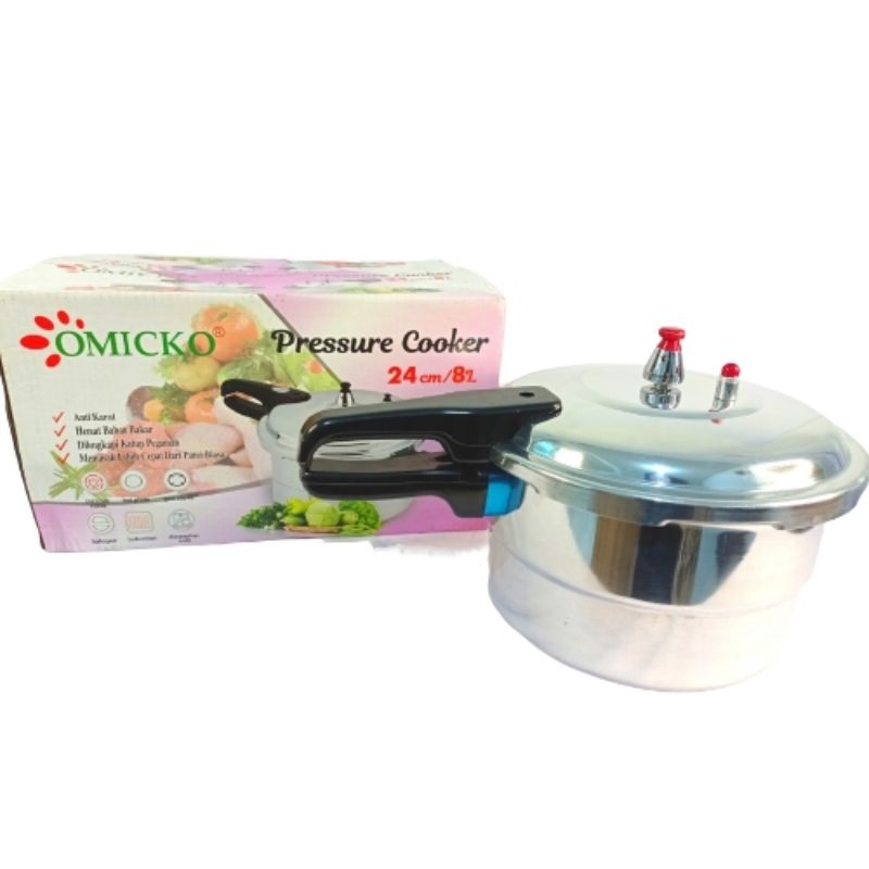 Omicko Panci Presto / Pressure Cooker 24cm / 8L