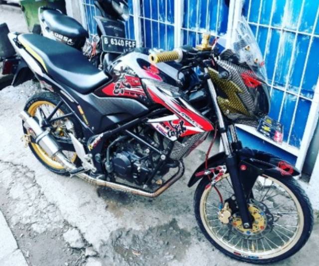 Striping Motor Cb150r Lama Cb 150 R Old Variasi Honda Sticker