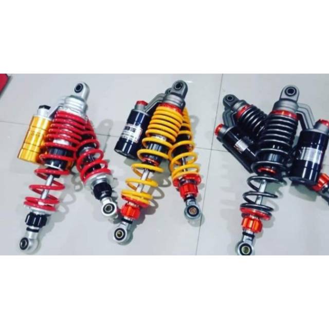 Shock breaker tabung atas  DBS replika 320mm titanium grey,merah, hitam