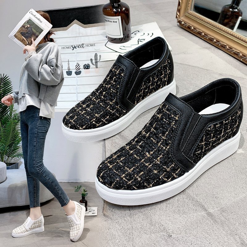 [ ORIGINAL IMPORT ] Sepatu Wedges Laofers Wanita Import Premium Quality SI 177