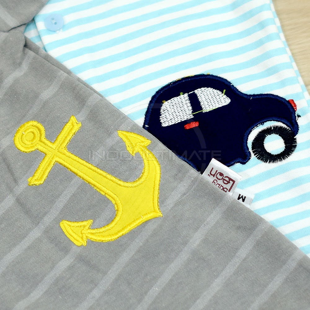 Baju Piyama Atasan Kaos/Celana Anak Bayi Baju/Jumper Anak Bayi Cowok/Jumsuit Kaos-4