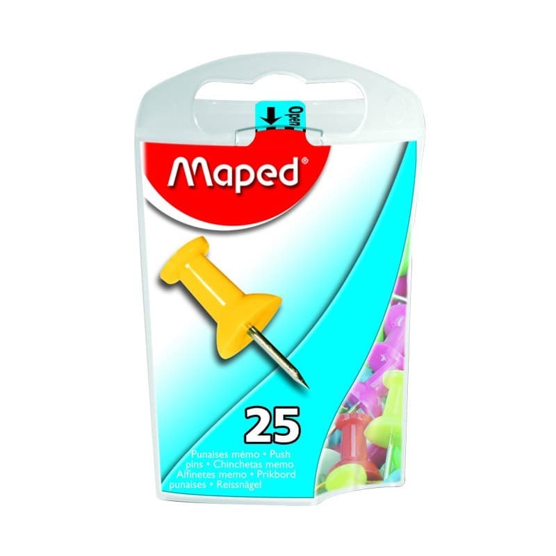 

Maped Memo Push Pin 10mm x25 (colour) - Box