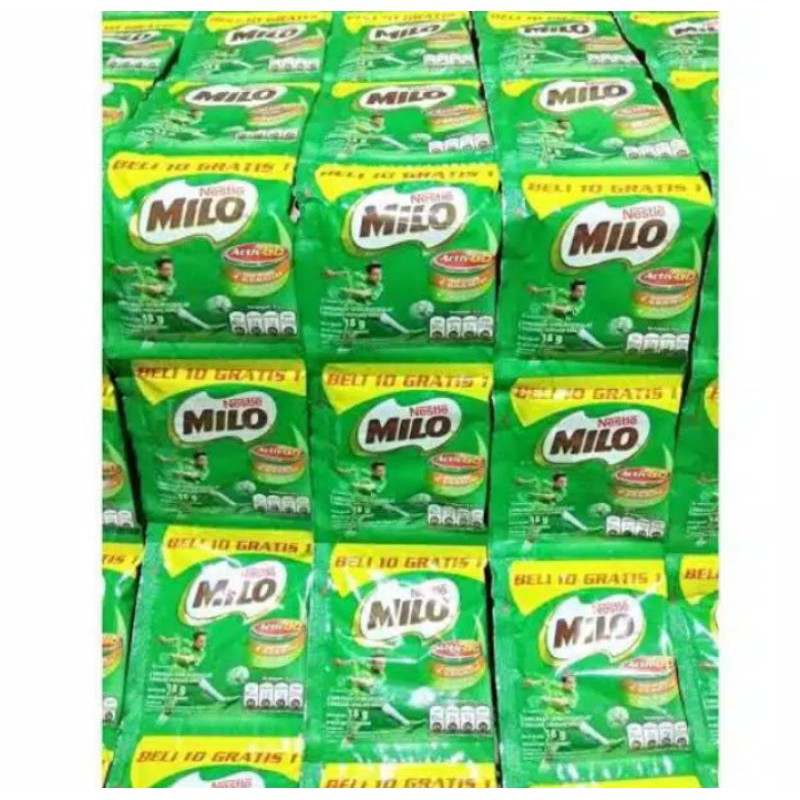 

PROMO NESTLE MILO ACTIVE GO 22 GRAM SACHET / MILO COKLAT RENCENG / SUSU COKELAT MILO SASET