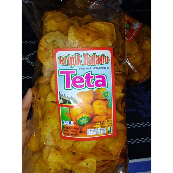 

keripik singkong pedas/ keripik balado/ keripik/ keripik singkong