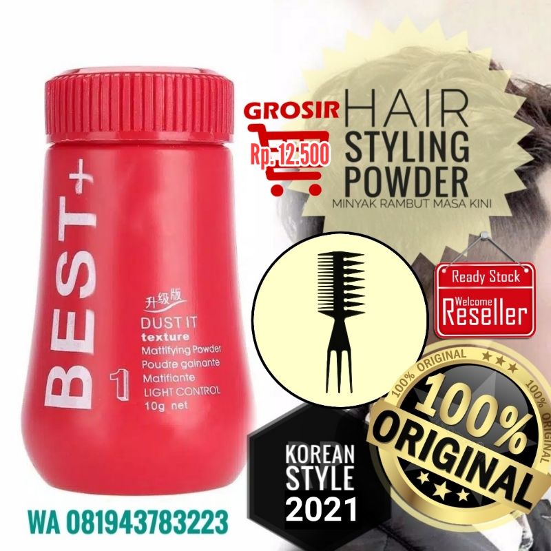 Hair Powder Best+ / Hair Styling Powder Best+ | Shopee Indonesia