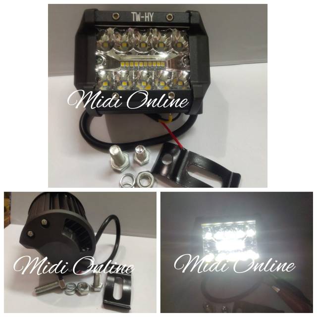 Lampu Tembak Sorot CWL 20 Led - Lampu Tembak 20 Mata - Lampu Tembak CwL 20 Led Diam Flash