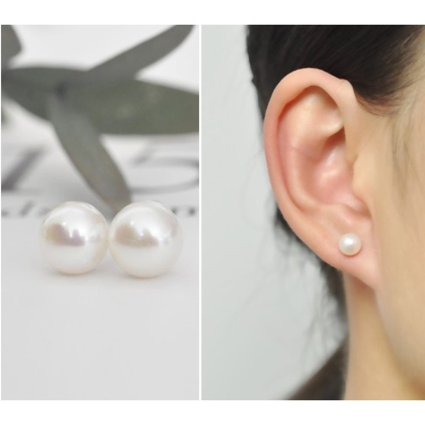 Anting Tindik Stud Wanita Mutiara B478 Korea Fashion Women Pearl Earring Giwang Cewe Anti allergi