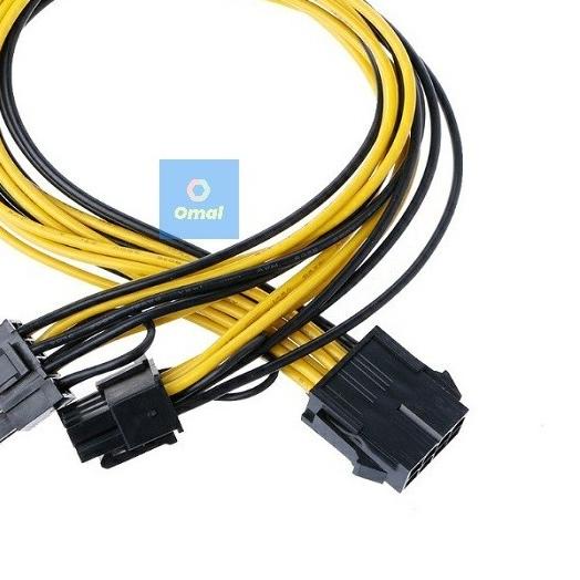 ➲ Kabel ATX 8pin Female to Dual 8pin 6+2 Female VGA PSU Power PCIE ♣