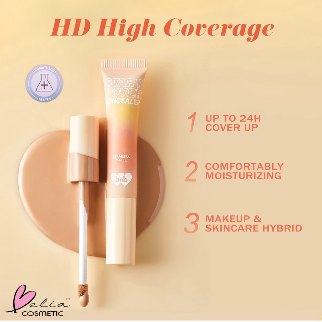 ❤ BELIA ❤ BNB barenbliss Korean Bloomatte Start-Over Concealer「Full Converage | Tahan Lama 24 Jam」