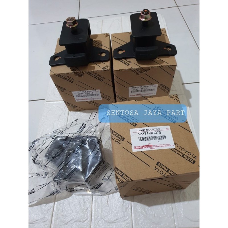 ENGINE MOUNTING INNOVA FORTUNER HILUX BENSIN 3PC ORIGINAL