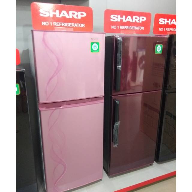 Kulkas Sharp 2 Pintu Tipe 237nd Ap Pink Ab Biru As Silver Khusus Kota Jambi Shopee Indonesia