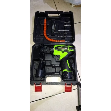 JLD / NANKAI/ EDON Bor tangan Charger 12Volt dua Baterai full sett Tols plus kopper