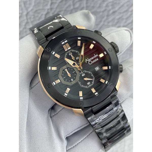 alexandre christie 6626mc black rosegold