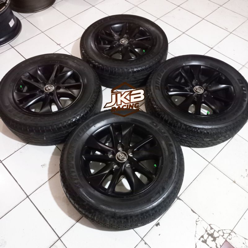 VELG SECOND OEM COPOTAN INNOVA RING 16 PCD 5X114 + BAN BRIDGESTONE 2PCS 205/65 R16