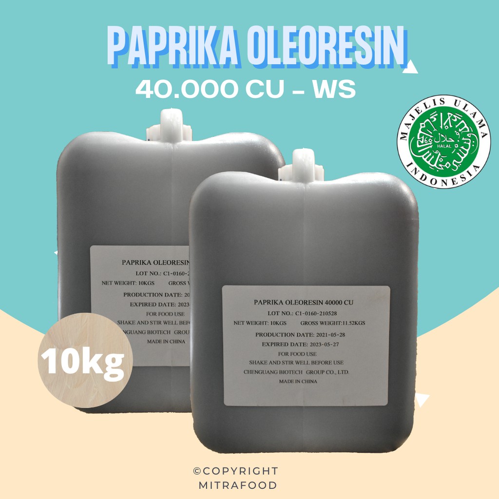 

Paprika Oleoresin 40.000 CU - WS