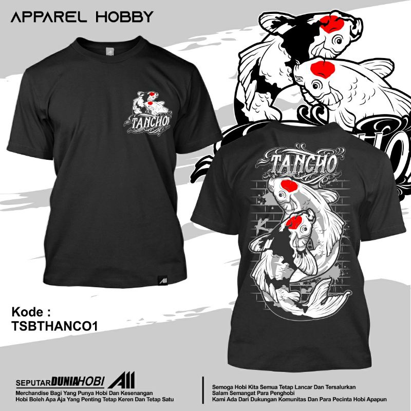kaos ikan koi tancho KAOS KOI SHOWA