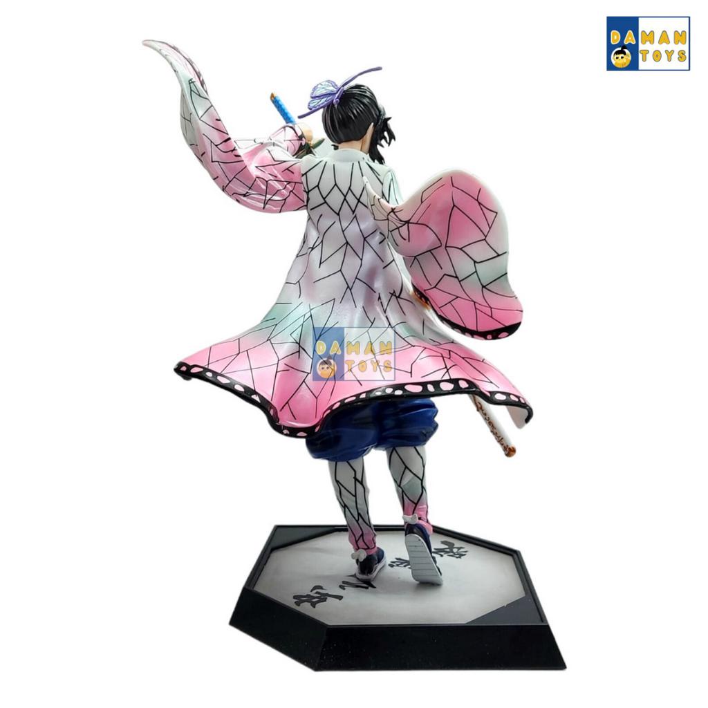 Action Figure Anime Shinobu Kocho 28cm Demon Slayer Pajangan Kimetsu No Yaiba