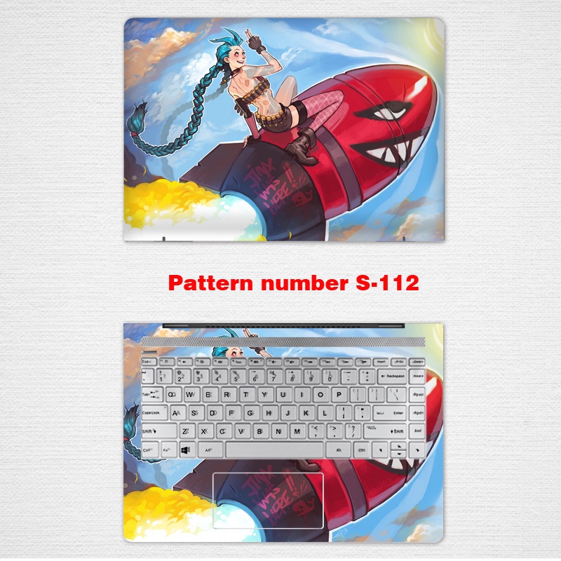 ASUS Stiker Skin Vinyl 2 Sisi DIY Untuk Laptop Lenovo Xiaoxin Air14 Huawei Glory Matebook13 Y7000 Xiaomi Dell 14 &quot;