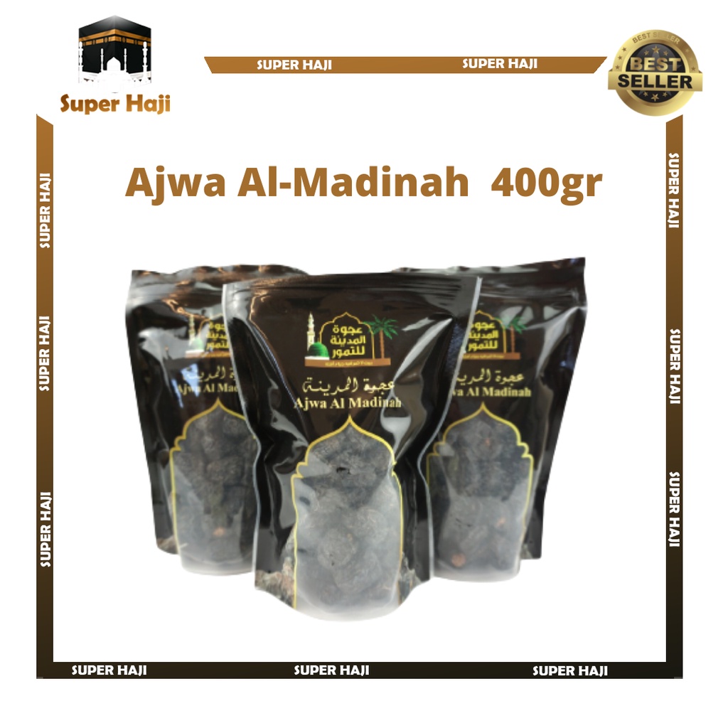 

KURMA AJWA AL-MADINAH KEMASAN POUCH (400GR)