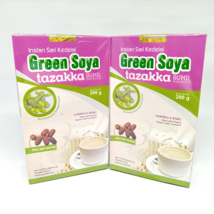 

Susu Kedelai Plus Sari Kurma Green Soya Tazakka (Khusus Ibu Hamil