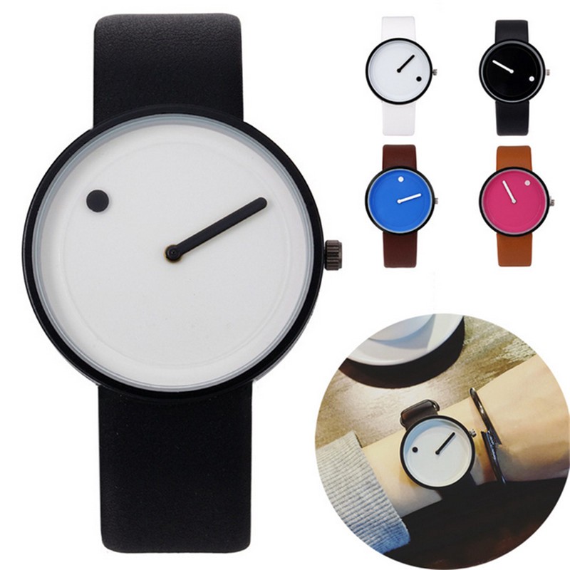 GUIN STORE Concept Point wristwatch Scale Lady female PU leather Strap