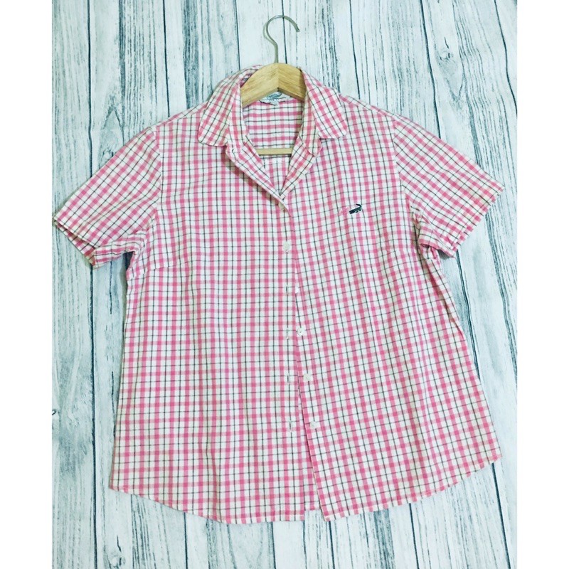 Preloved Kemeja Original Crocodile Pink