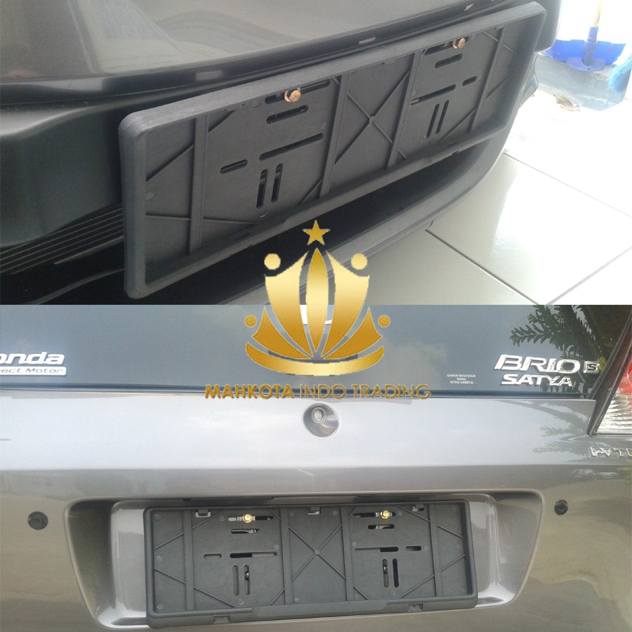 Tempat Dudukan Frame Cover Bingkai Plat Nomor Mobil (Plastik ABS Keras &amp; Tebal)