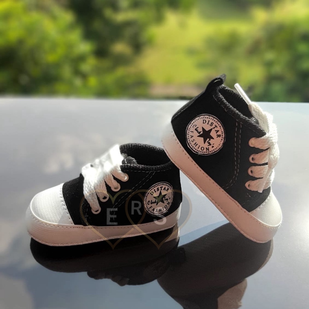 TOKOERS PRL02 Sepatu bayi newborn prewalker motif tali  umur 1 s/d 12 banyak warna