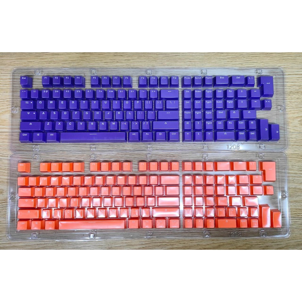 KEYCAPS SINGLE COLOR ABS Double Shot OEM Profile ( BANYAK PILIHAN WARNA )