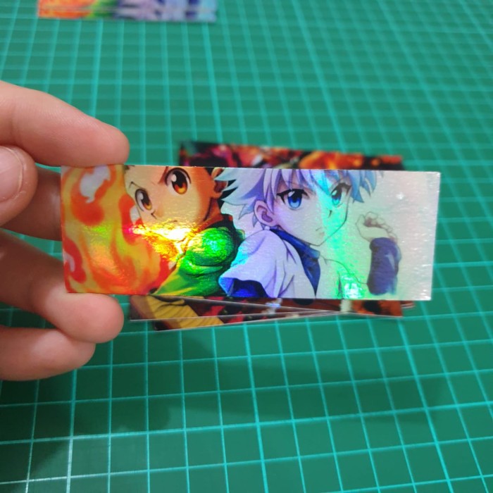 

Sticker Anime Slap - S0006 - Kecil - Hunter x Hunter - Gon x Kilua