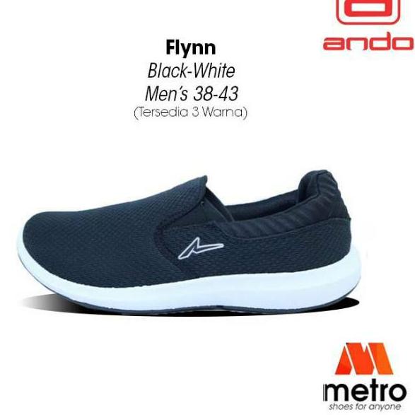 SEPATU - SEPATU PRIA - SEPATU SLIPON PRIA ANDO ARKA MARCUS FLYNN UKURAN 38-43 {SIB.27Jn22w}