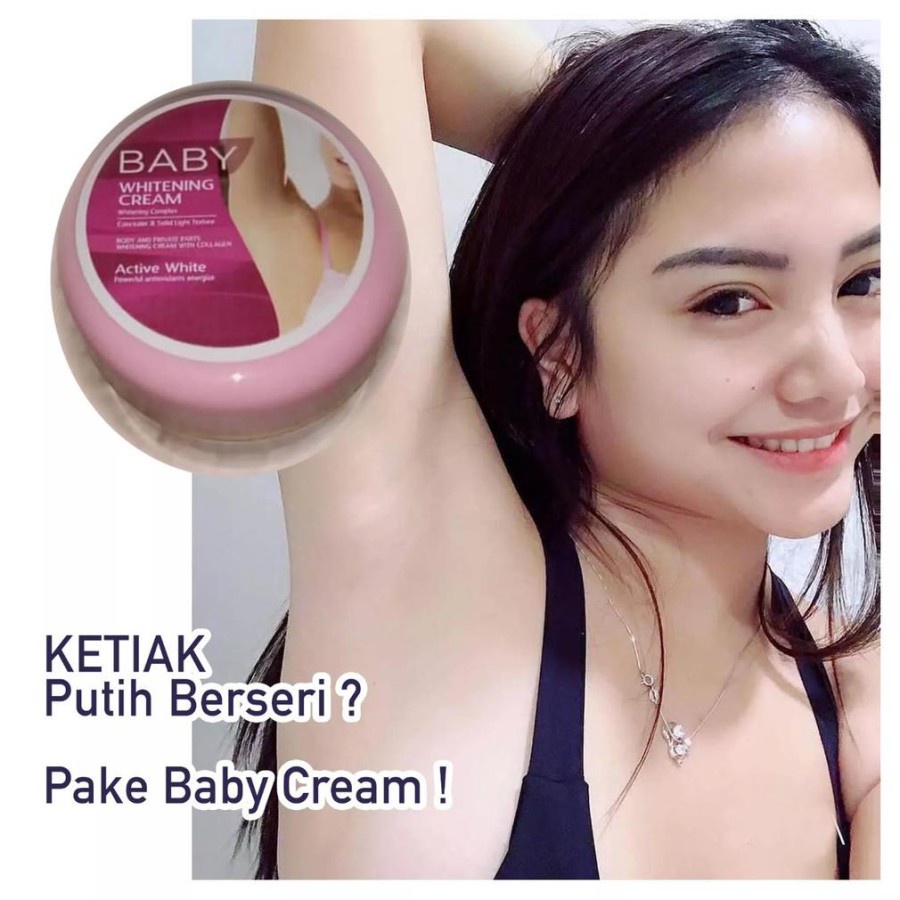 Pemutih Ketiak BABY WHITENING Cream Pemutih Shinkurim Ori - Ketiak Putih Bersih dalam Seminggu Ampuh