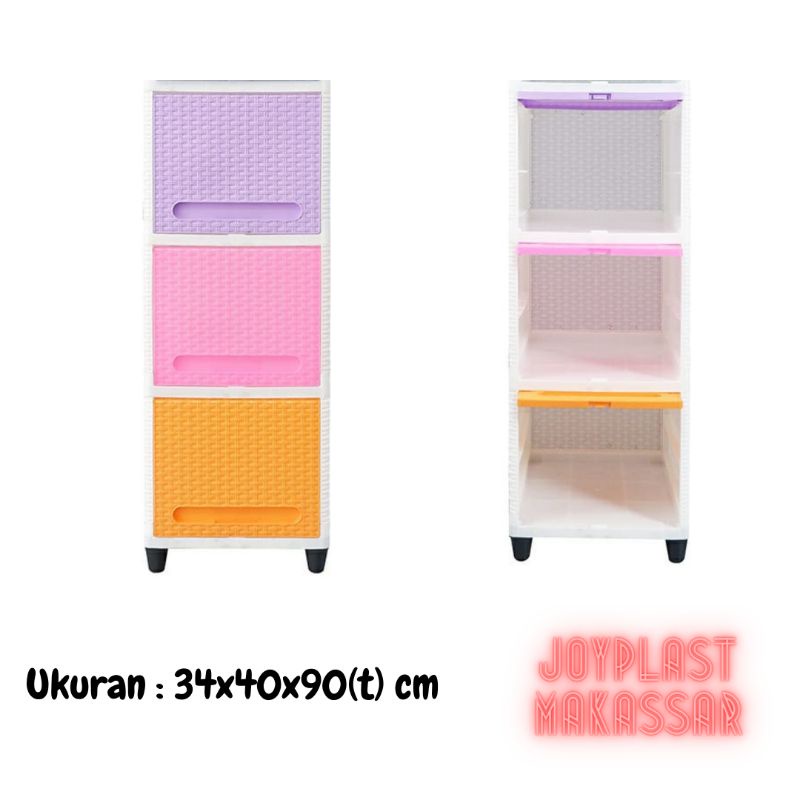 lemari cabinet club flip susun 3